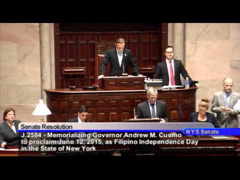 New York State Senate Session - 06/09/15