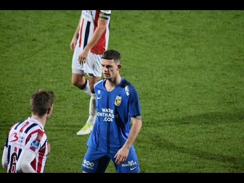 Jacob Rasmussen en Thomas Buitink na bekerzege Vitesse