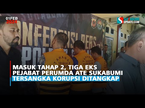 Masuk Tahap 2, Tiga Eks Pejabat Perumda ATE Sukabumi Tersangka Korupsi Ditangkap
