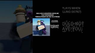 Noli voice line killing 007n7 #roblox #forsaken