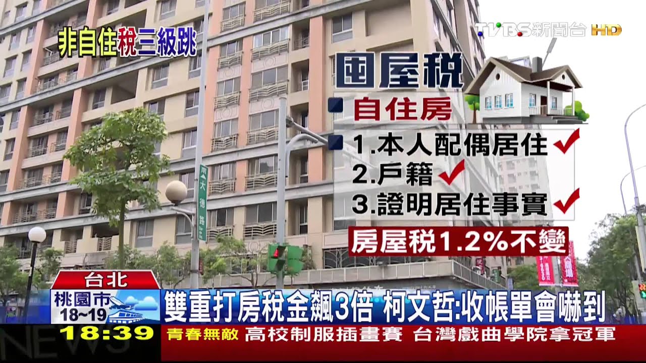 雙重打房稅金飆3倍 柯文哲:收帳單會嚇到