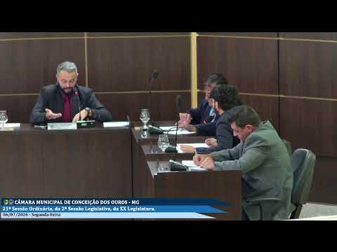 21ª SESSÃO ORDINÁRIA, DA 2ª SESSÃO LEGISLATIVA, DA XX LEGISLATURA.