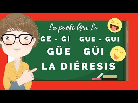 GUE, gui, GE, gi y la🎈🎈 DIÉRESIS.🎈🎈PARA NIÑOS🎈🎈Fácil😂😂