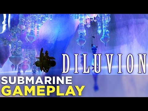 Diluvion GAMEPLAY: Controlling a Dieselpunk Submarine in a Vast, Underwater World Video