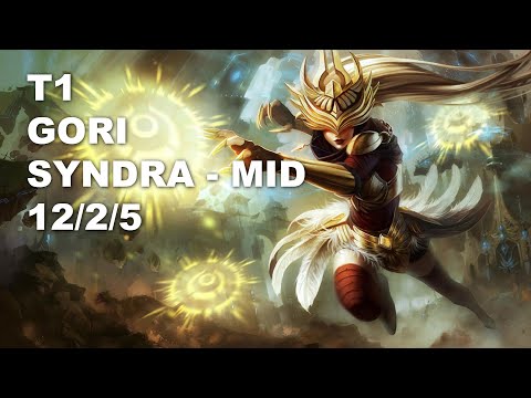 T1 Gori Mid Syndra vs Corki - KR Challenger Patch 10.9