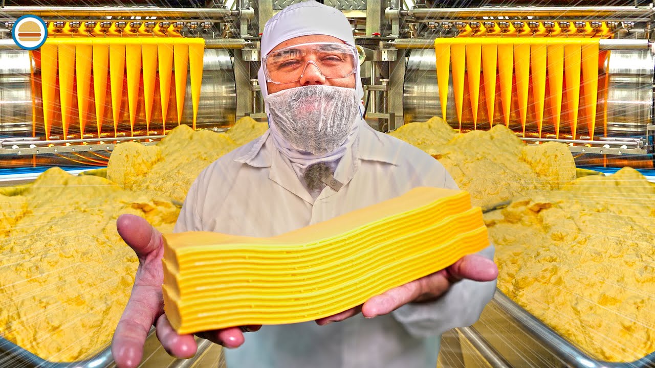 COMO FUNCIONA UMA FÁBRICA DE QUEIJO PROCESSADO | Hambúrguer Perfeito