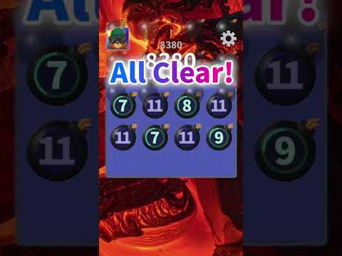 12 Bombs! Brain Number Puzzle