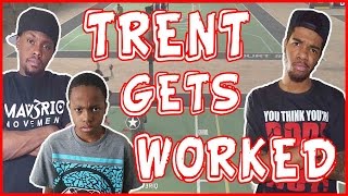 TRENT GETS WORKED BY 55 OVERALL PLAYER!! - NBA 2K16 MyPark Gameplay ft. Trent