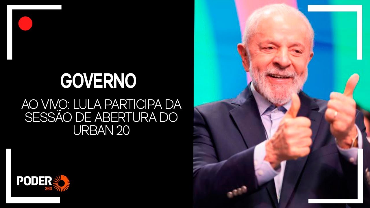 Ao vivo: Lula participa da sessão de abertura do Urban 20