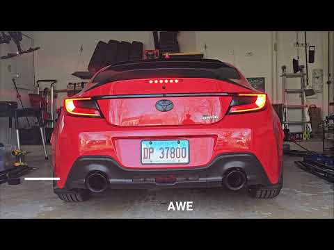 Toyota GR86 - AWE Touring Catback vs Borla S-Type Catback