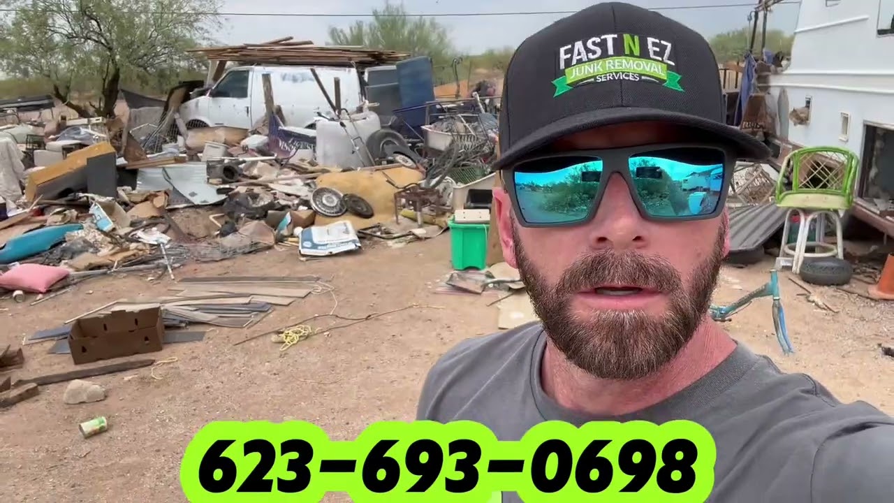 Epic Hoarder & Squatter Cleanup: Massive Junk Removal in Surprise, AZ | FAST N EZ Junk Removal