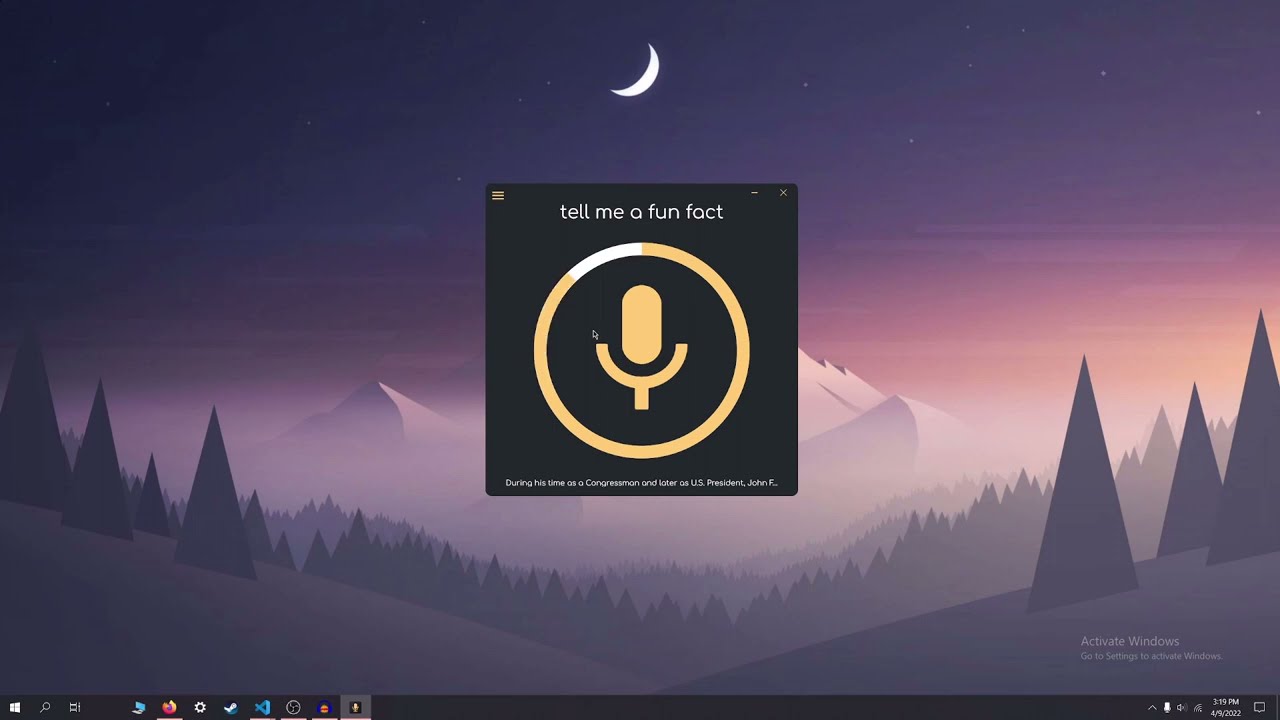 Flutter Desktop Personal Assistant
