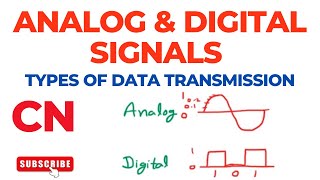 Analog and Digital Signals (Types of Data Transmission / Communication) | Computer Networks