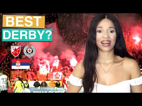 Europe's BEST Football Match? PARTIZAN v RED STAR Belgrade - American in Serbia