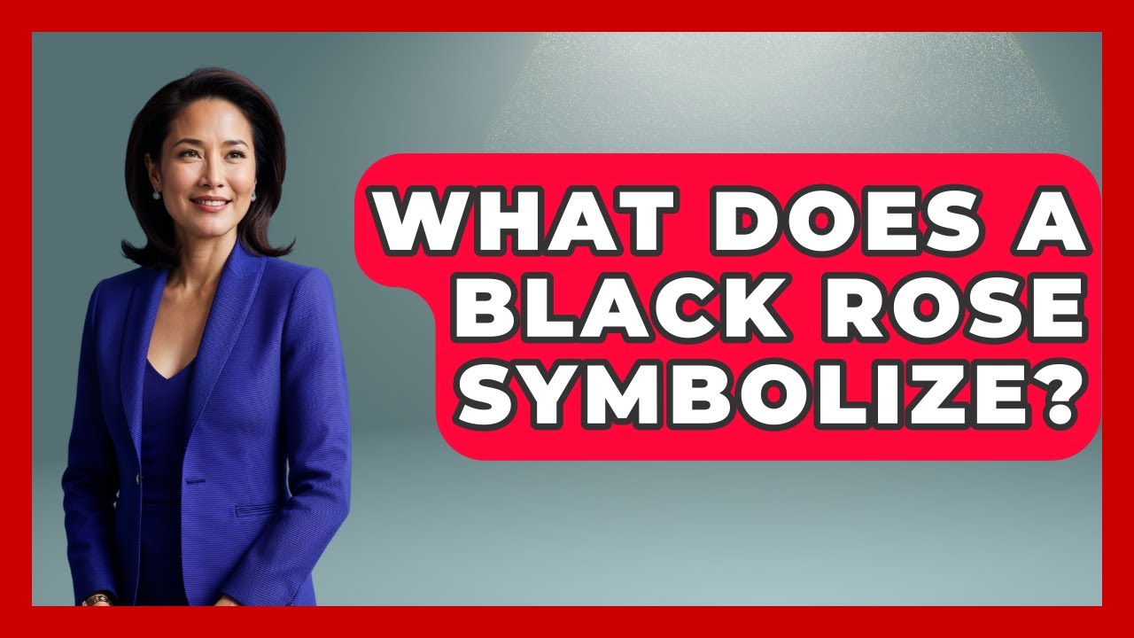 What Does A Black Rose Symbolize? - Fictional Journeys