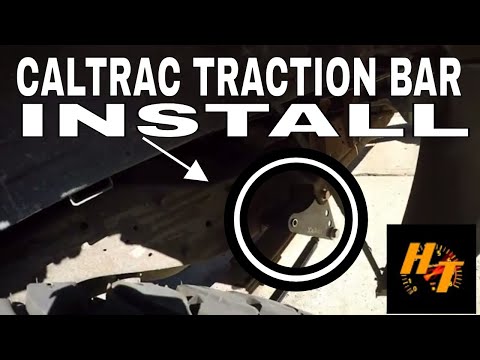 Caltracs! traction bars on my dodge cummins!
