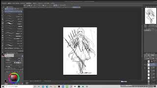 絵描く