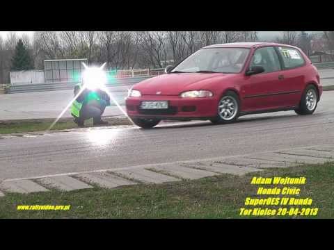 Adam Wojtunik - Honda Civic - SuperOES IV Runda Tor Kielce 20-04-2013