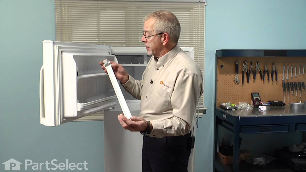 Replacing your General Electric Refrigerator Door Shelf Retainer Bar End Cap