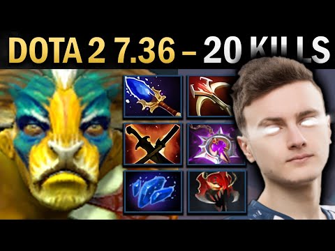 Elder Titan Gameplay Miracle with 20 Kills and SNY - Dota 2 7.36