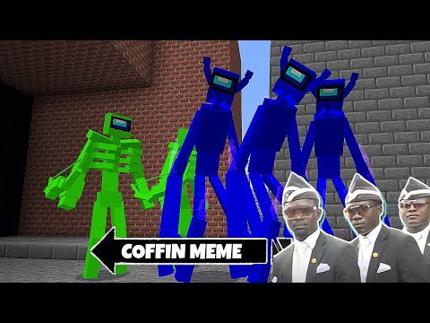 [35 Part! ] Coffin Meme Сraft Ender Cursed "Among Us" Mode! - Minecraft Pugball