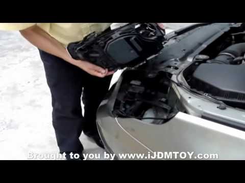 How To Install LED BMW Angel Eyes For BMW E60 5 Series (base on a 525i)