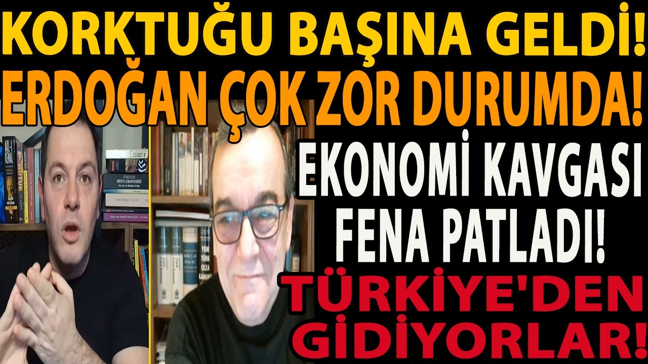 KORKTUĞU BAŞINA GELDİ! ERDOĞAN ÇOK ZOR DURUMDA! EKONOMİ KAVGASI FENA PATLADI! TÜRKİYE'DEN GİDİYORLAR