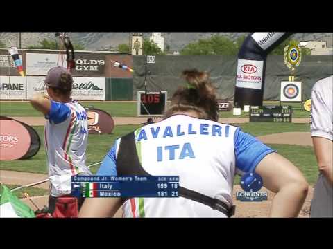 Italy v Mexico – compound junior women's team bronze | World Archery Youth Championships 2009