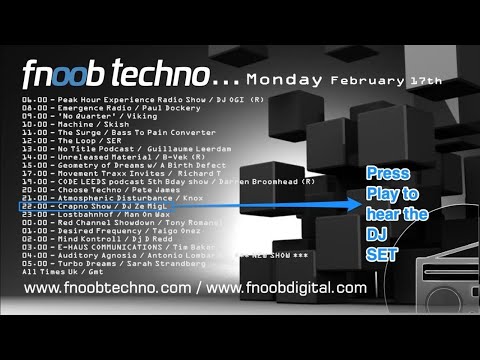 CrapNO PODcast#023 DJ Ze MigL Set 4 Fnoob Radio