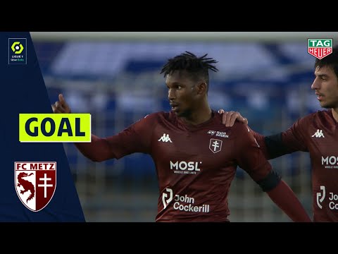 Goal Opa N'GUETTE (70' - FC METZ) RC STRASBOURG ALSACE - FC METZ (2-2) 20/21