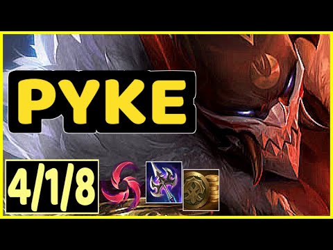PYKE VS KARMA - 4/1/8 KDA SUPPORT GAMEPLAY GRANDMASTER I