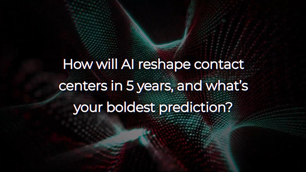 How will AI reshape contact centers in 5 years and Marc's boldest prediction
