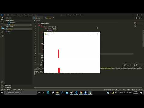 Making a game using Pygame within 10 minutes