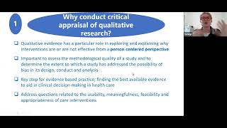 Critical Appraisal of Qualitative Research