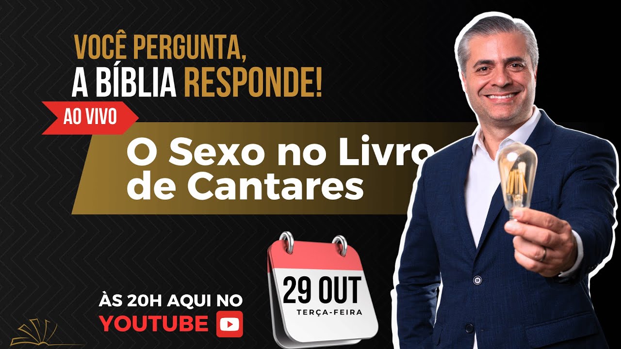 Você pergunta, a Bíblia Responde! Ep.3 O S3xo no Livro de Cantares - AO VIVO - Leandro Quadros