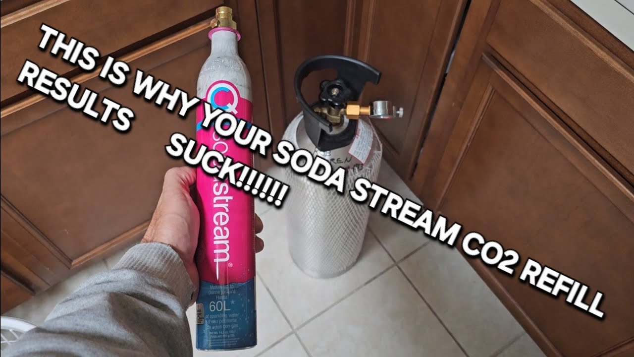 SODA STREAM CO2 DIY refills...THIS IS WHY YOUR FILLING WEIGHT SUCKS!!!! (and how to fix it)
