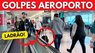 5 MISTAKES that make THIEVES CHOOSE you at the AIRPORT!