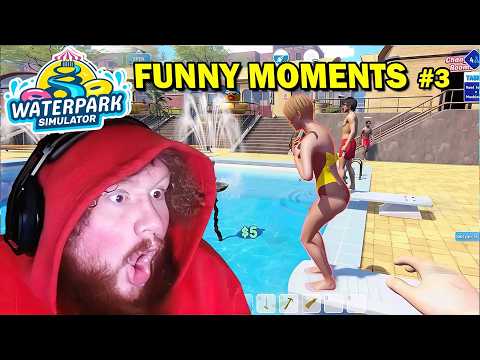 1 Hour of CaseOh Playing Waterpark Simulator! (Funny Moment) #3
