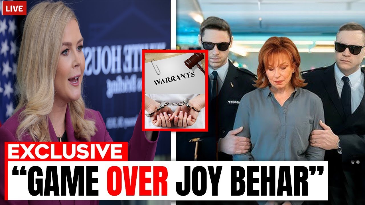 "UNBELIEVABLE" Joy Behar Detained Trying to Escape $250M Lawsuit - Karoline Leavitt Speaks Out!