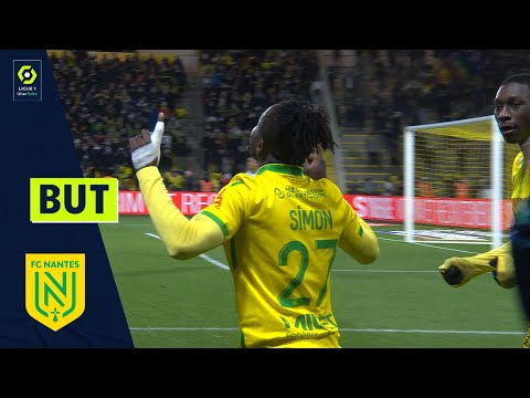But Moses SIMON (90' - FCN) FC NANTES - RC LENS (3-2) 21/22