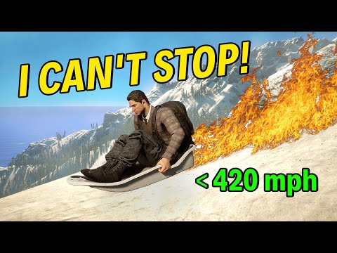 Breaking Sons of the Forest one sled run at a time