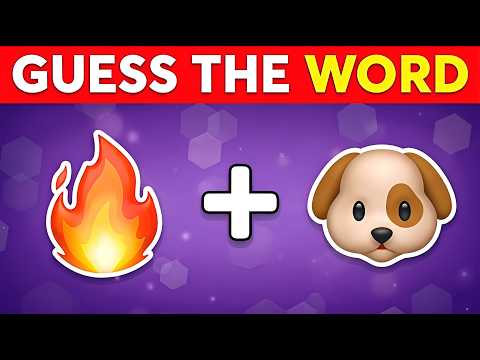 🤯 Guess the WORD by Emoji 💡 Challenge Part 2 | Only Geniuses Can Finish!