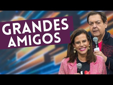 Faustão fala sobre amizade com Narcisa Tamborindeguy: "Sempre assim"