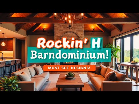Rockin H Barndominium Interior Design Ideas 🏡✨ | Rustic Meets Modern Charm!