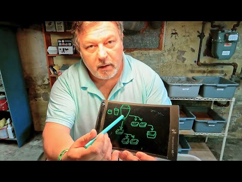 Trays holding stuff from the ENC VermiBag Mini at day 47 - worm farm vermicomposting