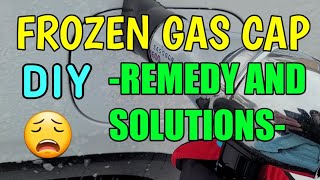 DIY | FROZEN GAS CAP | REMEDY AND SOLUTIONS