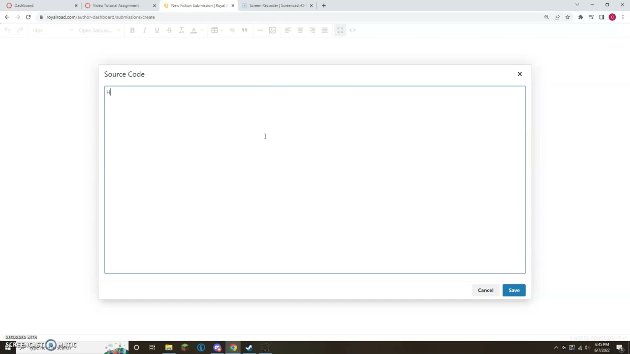 RoyalRoad writing guide