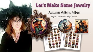 Autumn Witchy Vibes Cabochon Jewelry Tutorial