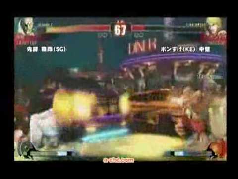SF4:Hishou (Sa) vs Ponsuke (Ke) - Qualifiers - Japan National Tournament