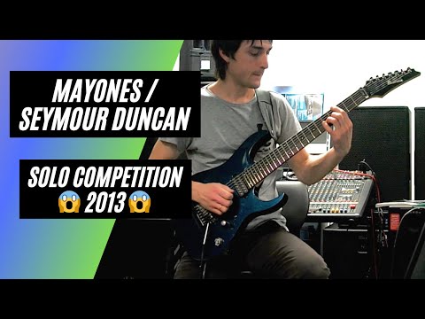 My Guitar Solo For The Mayones/Seymour Duncan Solo Competition (2013 Year 😱)